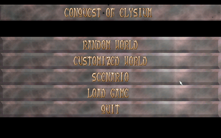 Conquest of Elysium [Falcon030] atari screenshot